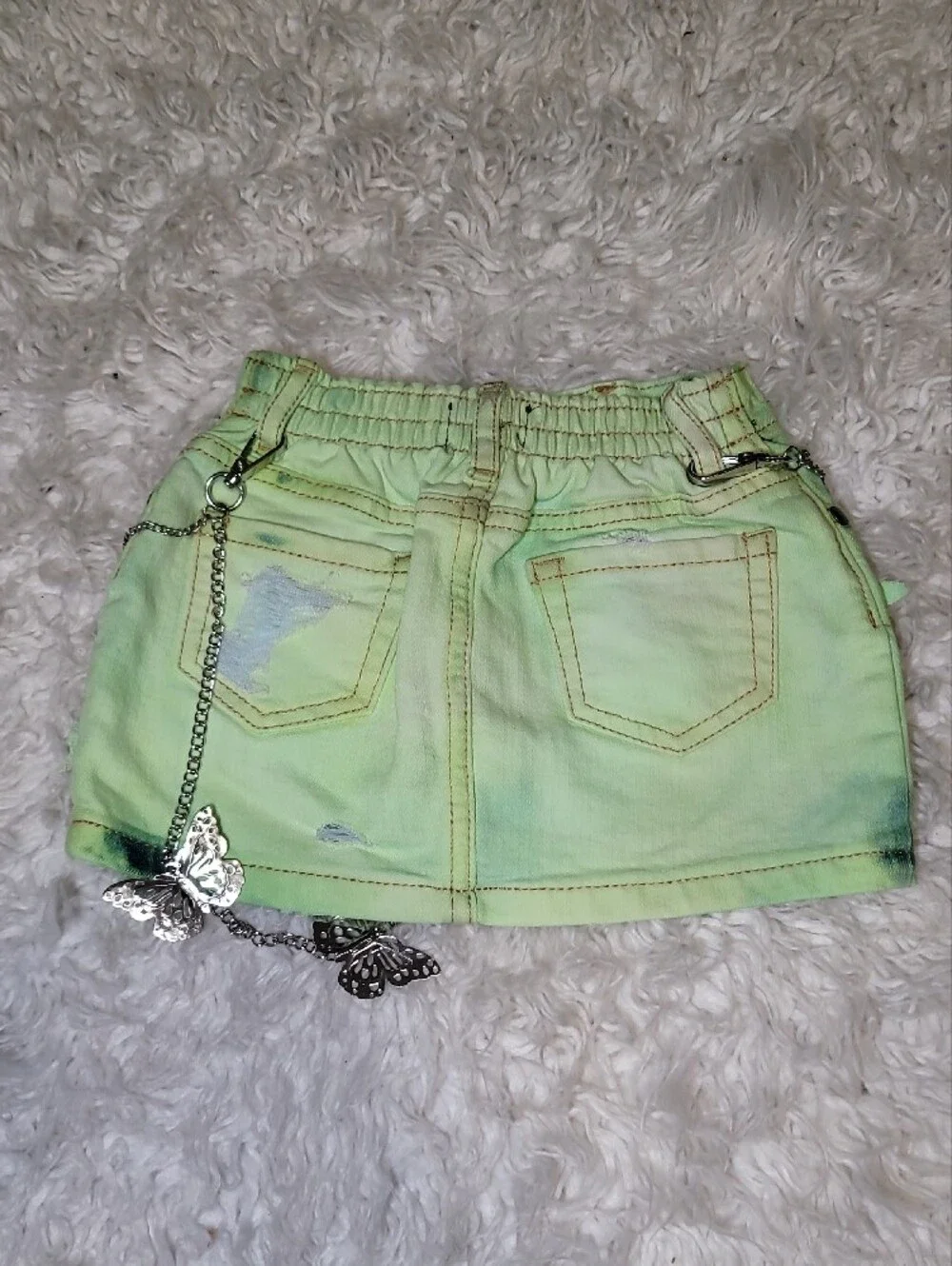 The Children's Place Mint Green Elastic Waist Shorts
